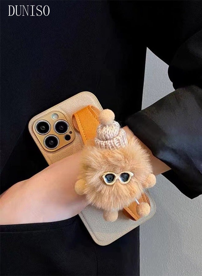 DUNISO iPhone 15 Pro MAX Phone Case 6.7" Full Body Protective Phone Cover With Crossbody Strap Anti-fall Phone Case Built-in Screen and Camera Protector For Apple 15 Pro MAX Phone Case - Image 2