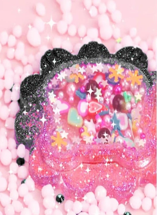 Penta Angel Chunky Glitter 50g/1.76oz Metallic Glitter Powder Craft Sequins Flakes for Resin Art Nail Makeup Face Body Festival Decoration (Black) - Image 4