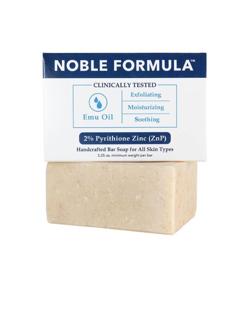 2% Pyrithione Zinc (ZnP) Emu Oil Bar Soap, Especially Formulated for Acne, Psoriasis, and Eczema, Safe for Daily Use and All Skin Types, 3.25 oz