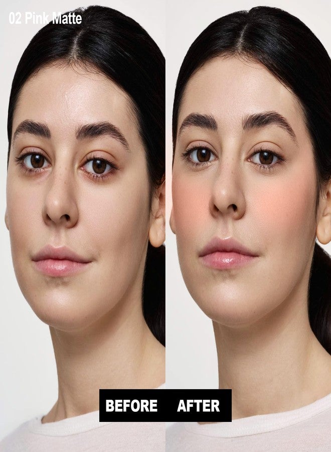 FV بلush بودرة خفيفة الوزن تدوم طويلاً - مكياج خدود ناعم وقابل للمزج، لون قابل للبناء عالي، لمسة نهائية غير قابلة للنقل (وردي غير لامع، 0.17 أونصة) - Image 5