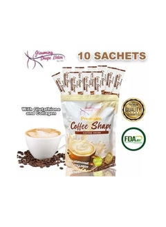 Premium mashrub qahwat Glowming Shape Detox Premium Coffee Shape mae aljulutathiuwn walkulajin 10 'akyas * 20 jim  - Image 2