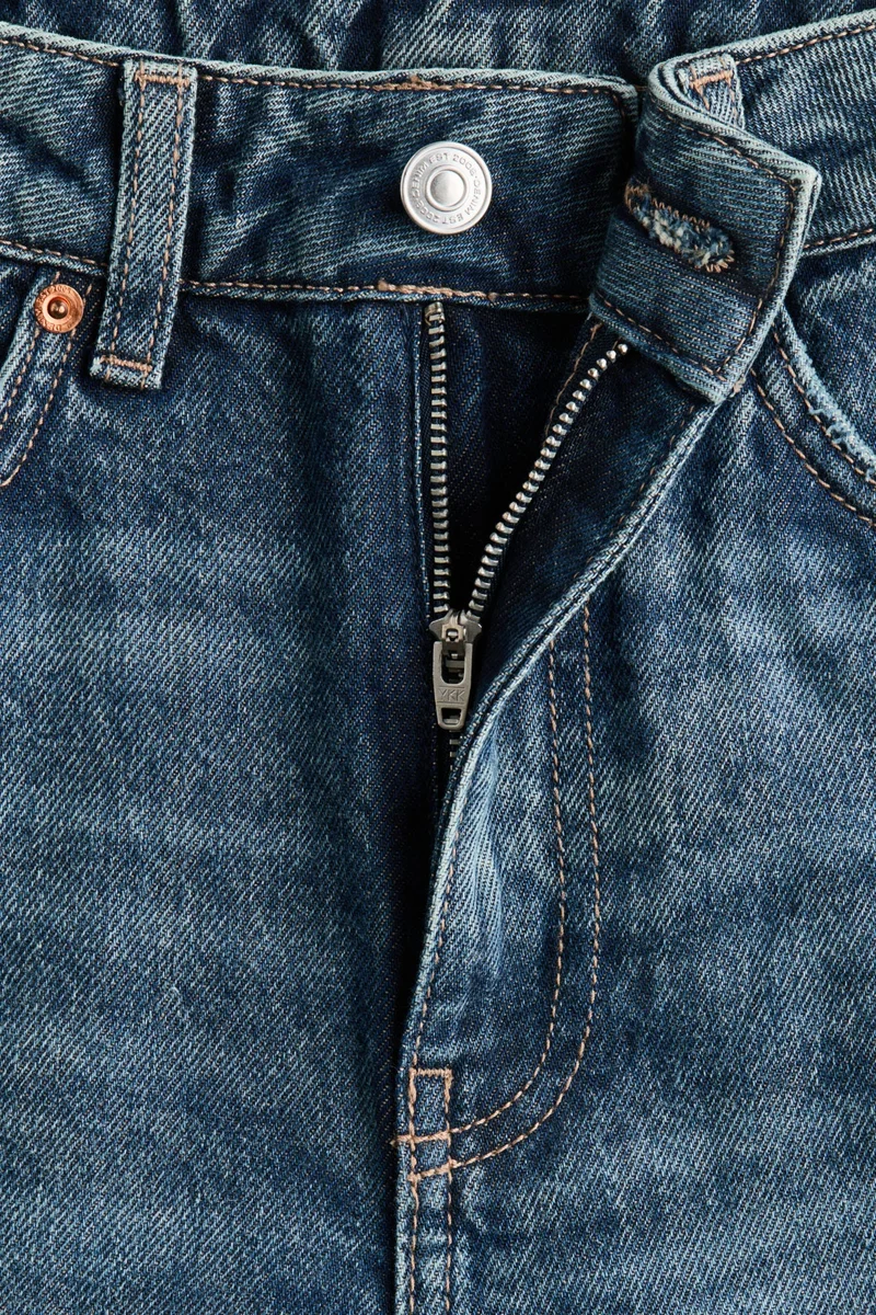 H&M  Barrel Leg High Waist Jeans for Women | Best Price UAE