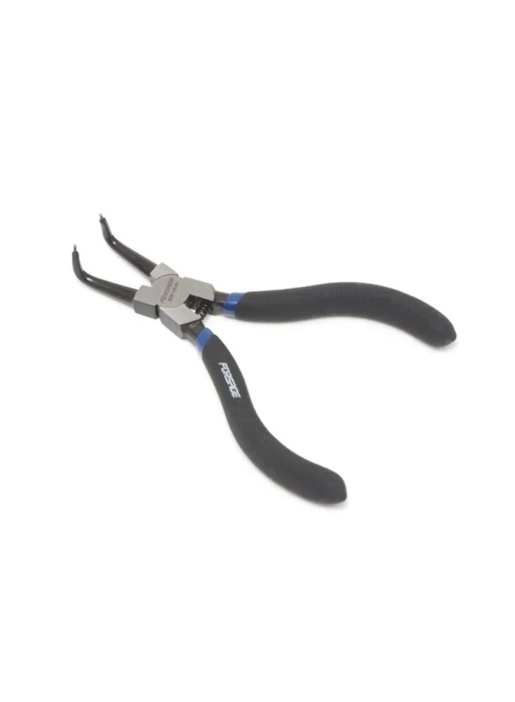 Snap ring pliers, bent, clamping movement (90°, l-280mm), in blister