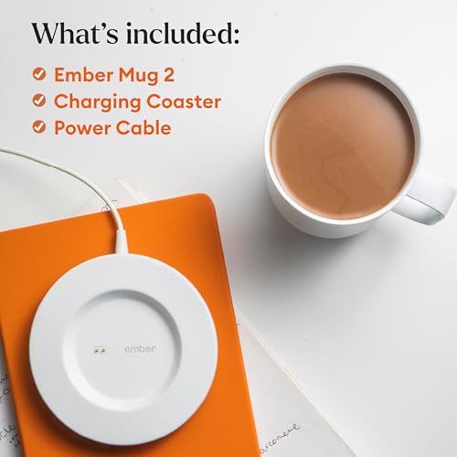 Ember Temperature Control Smart Mug 2, 14 Oz, App-Controlled Heated Coffee Mug with 80 Min Battery Life and Improved Design, White - Image 5