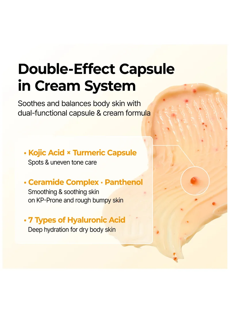 Dr. Melaxin  Kojic Acid Turmeric Capsule Body Cream 200G  | Best Price UAE