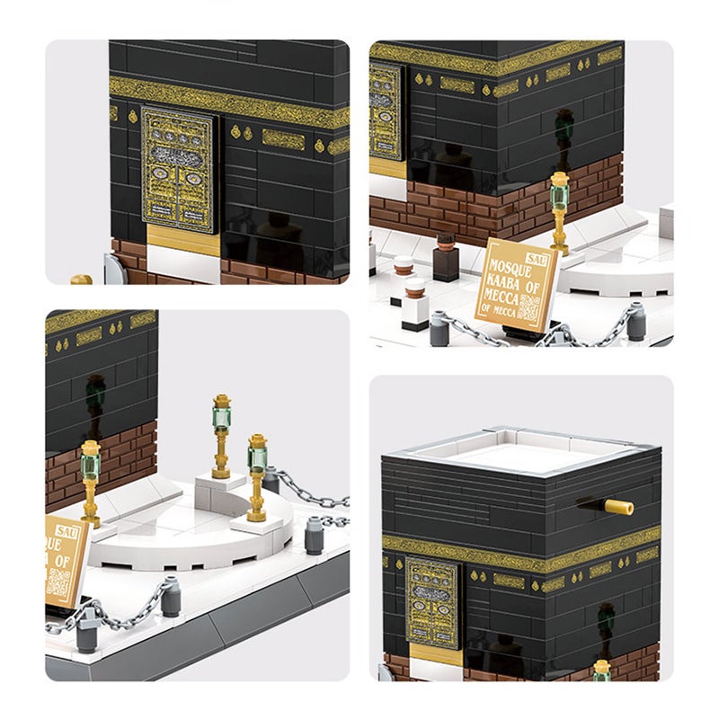 Wange Building Blocks 4226 Makkah Grand Mosque Kaaba Architecture Landmark Toy - Image 4