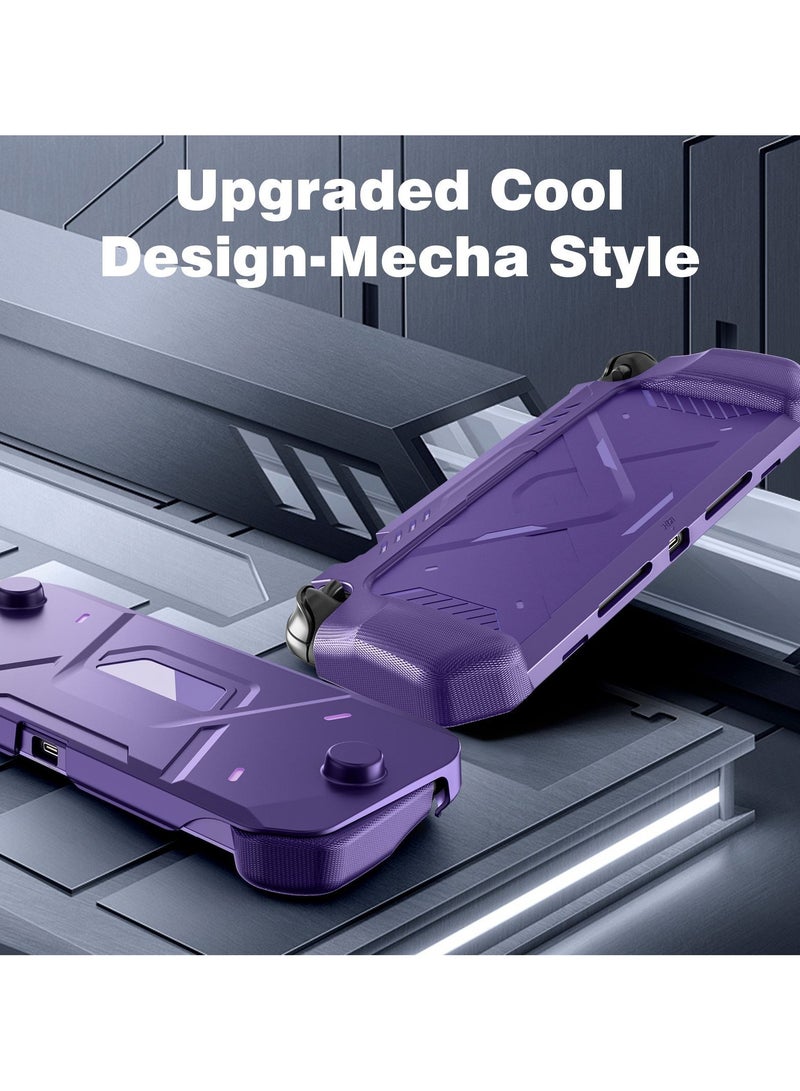 General Protective case for Nintendo Switch2! TPU soft bottom + PC hard cover, three-dimensional prismatic sci-fi modelling, hardcore drop protection + precise fit!  - Image 3