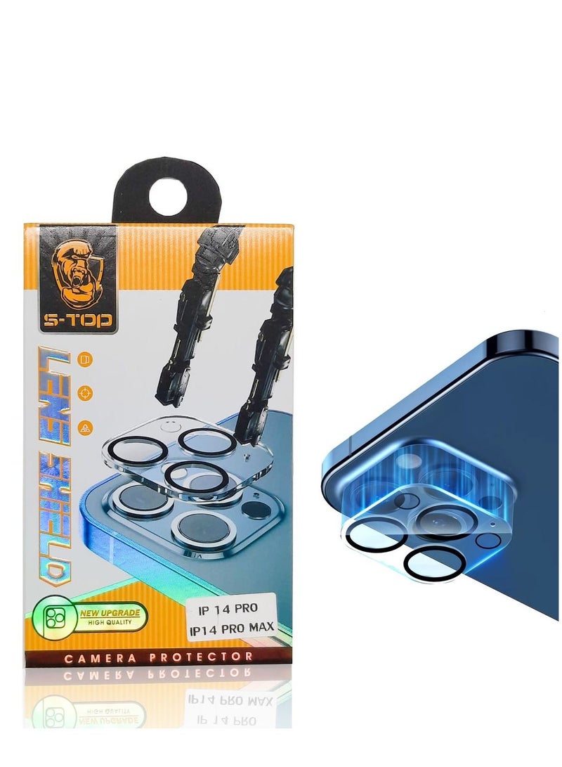 S-TOP Anti-Scratch Camera Lens Protection for Apple iPhone 14 Pro Max/iPhone 14 Pro Clear - Image 2