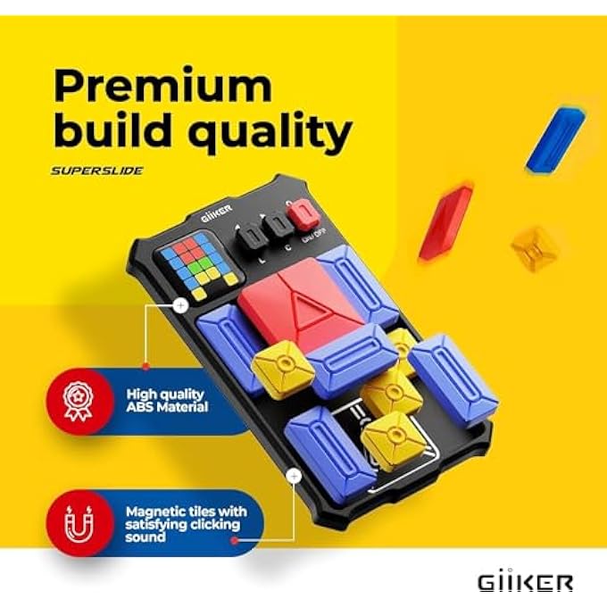 SUPER SLIDE - ELECTRONIC PUZZLE - THINKING GAME - MAGNETIC PUZZLE - CLASSIC BLACK - Image 5