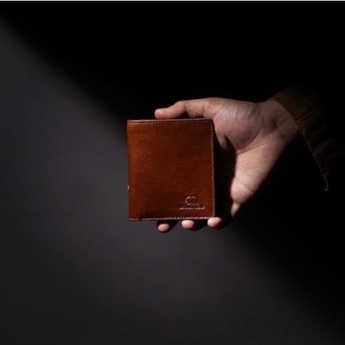 BROWN BEAR RFID Protected Card Holder, Pull Card Storage, Hidden Pocket, Multiple Card Holder, Toscana - Image 3