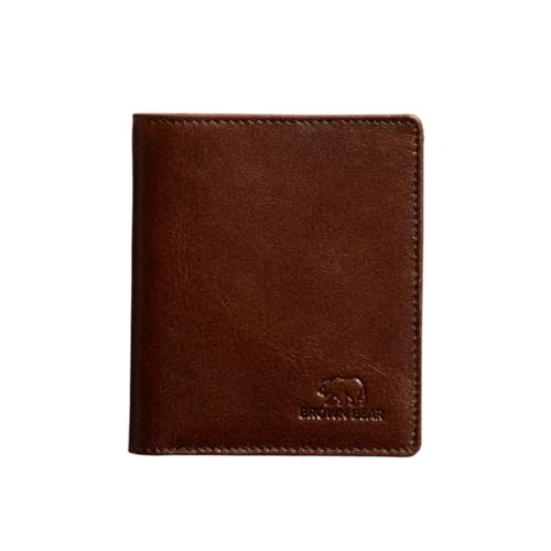 BROWN BEAR RFID Protected Card Holder, Pull Card Storage, Hidden Pocket, Multiple Card Holder, Toscana - Image 1