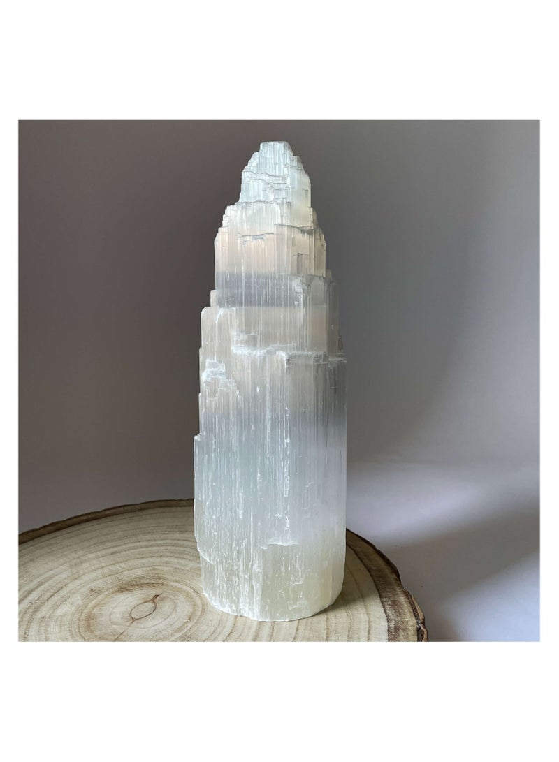 MAISON ETHERIQUE Selenite Crystal Tower - 30cm - Image 3