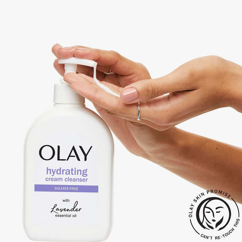 Olay Hydrating Cream Face Wash with Lavender Essential Oil, 16 oz - Image 3