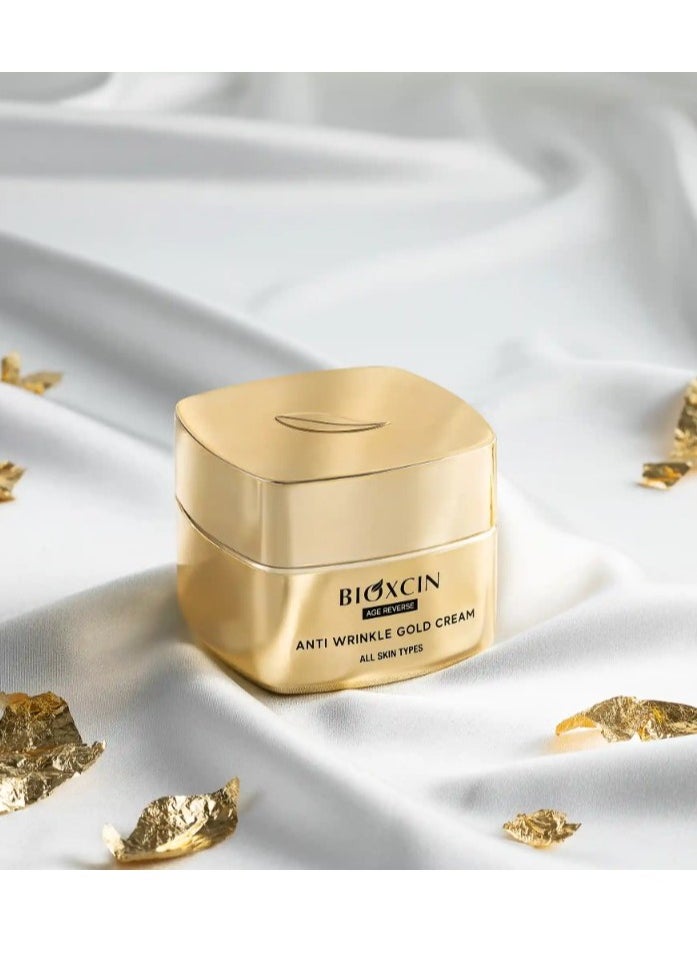 BIOXCIN - Bioxcin Anti-Wrinkle Gold Cream 24K Gold + Silk Protein - Image 1