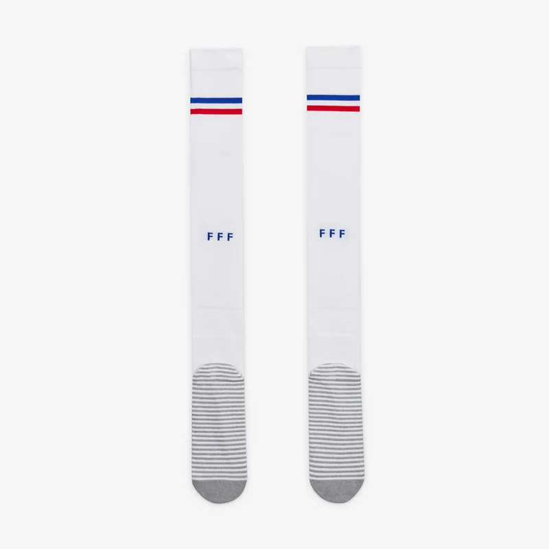 Nike White FFF Strike Away Dri-FIT Football Knee-High Socks for Men | Best Price UAE