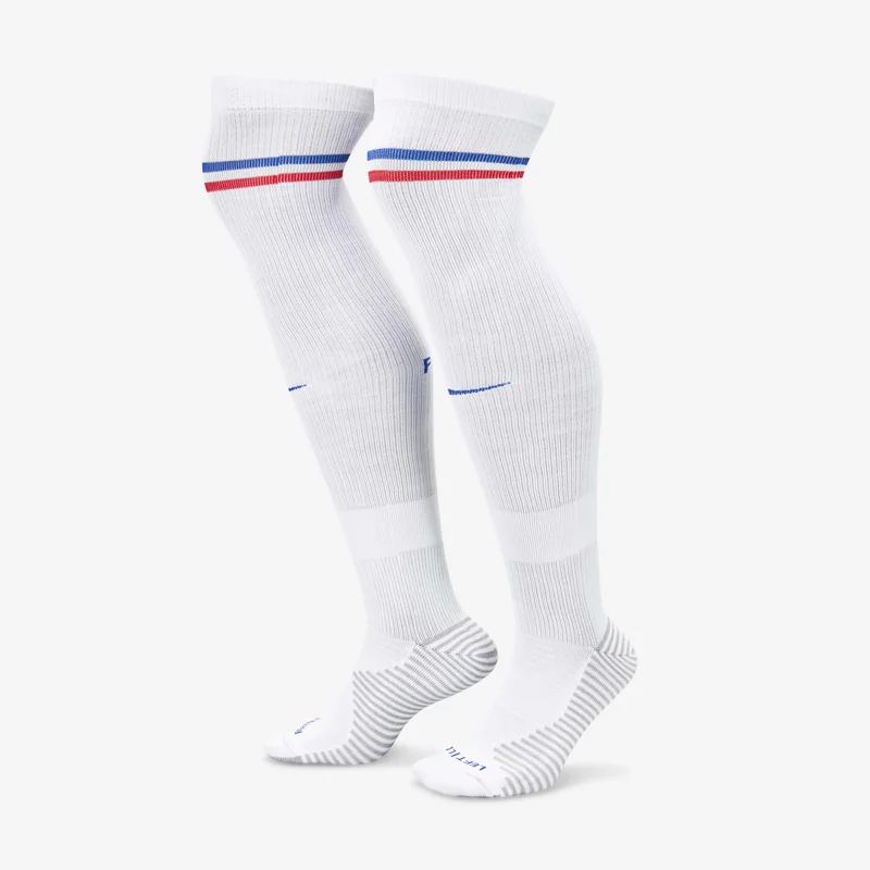 Nike White FFF Strike Away Dri-FIT Football Knee-High Socks for Men | Best Price UAE