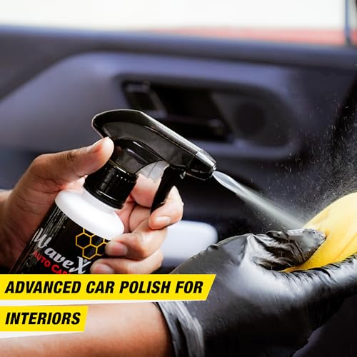 Wavex Dashboard Shiner 350ml Car Dashboard Polish | Car Polish Spray for Interior Plastic, Leather, Vinyl & Rubber | Dashboard Polish for High Shine & Protection - Image 2