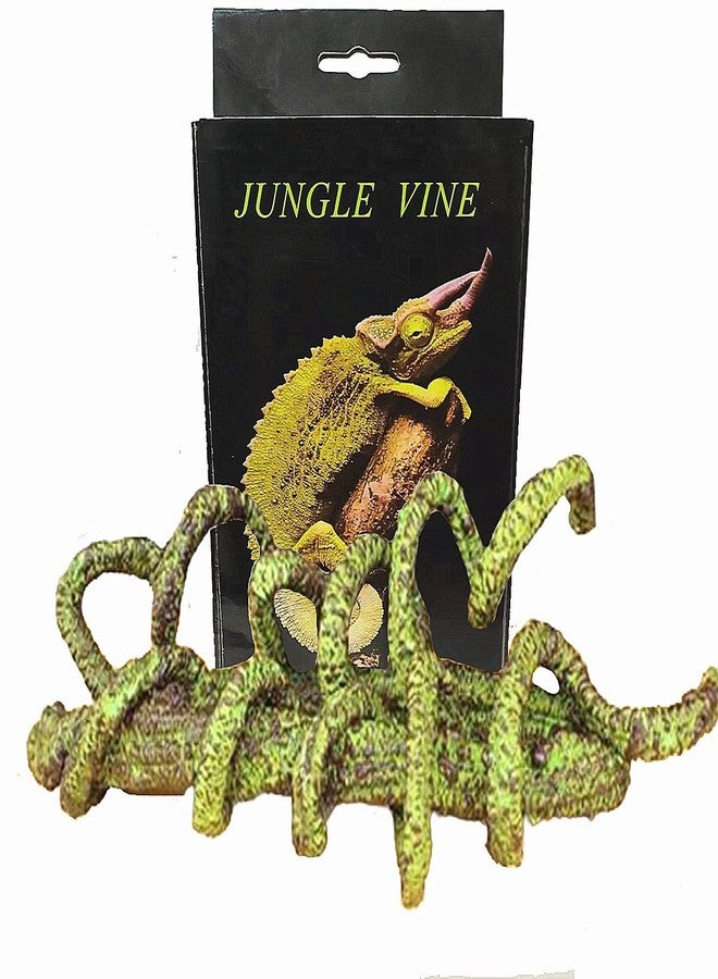 KERUIDENG Flexible Bend-A-Branch Reptile Vines，Terrarium Decor,Long Jungle Climber Vines Habitat Decor for Chameleon Climbing Lizards Snakes and More Small Animals - Image 1