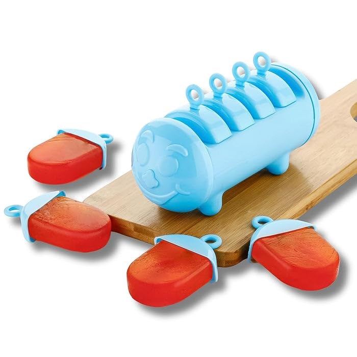 Garth Plastic Ice Candy Maker 4 CompartmentGrid Kulfi Candy Molds 1 Pc DIY Homemade Ice Lollies Popsicles Kulfi and Frozen Treats for Kids and Adults - Image 3