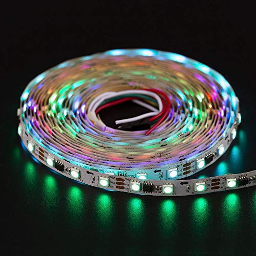 BTF-LIGHTING WS2811 DC24V 32FT Addressable RGB LED Strip 600LEDs 100Pixels Dream Color White PCB IP30 Non-Waterproof Works with Arduino/Respberry/etc Prevent Voltage Droping(No Adapter or Controller) - Image 3