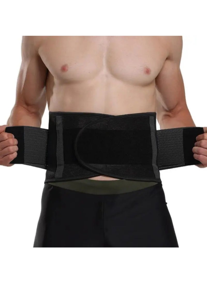 LOHMANN RAUSCHER Back Brace Support Basic Stabilizing Lumbar Orthosis With Insert And Tensioning Straps Black - Size XXL  - Image 2