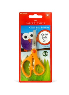 FABER-CASTELL Faber Castell CHILD SAFE SCISSOR 5" IN A BLISTER, Assorted Colours, 170120  - Image 3