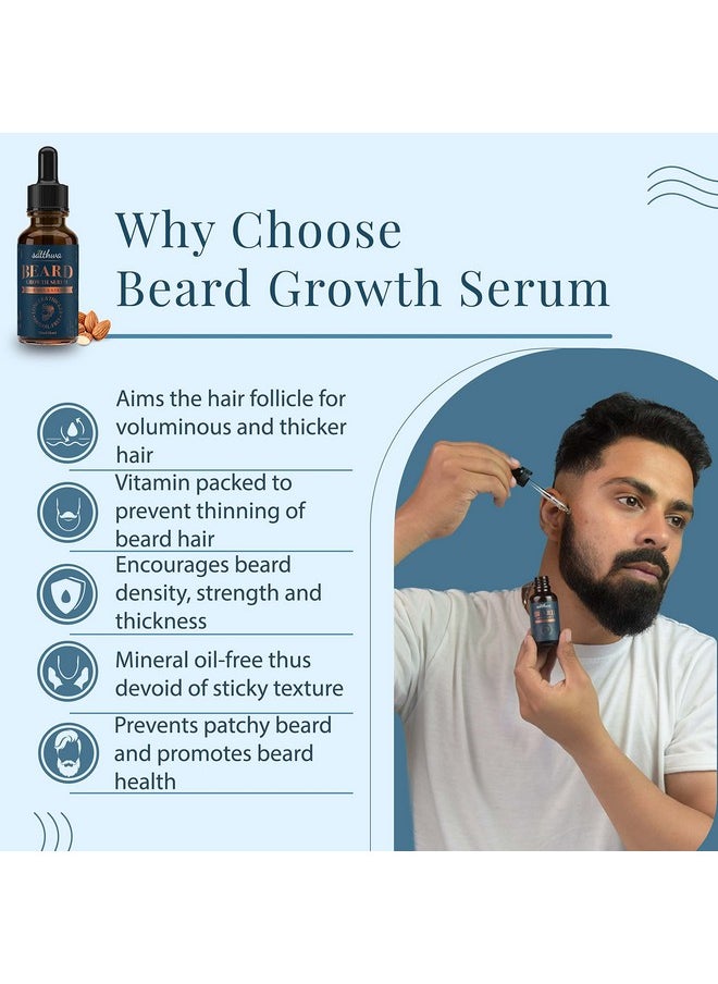 Satthwa - Beard Growth Serum All Natural With Redensyl Keratin & Biotin - Image 1