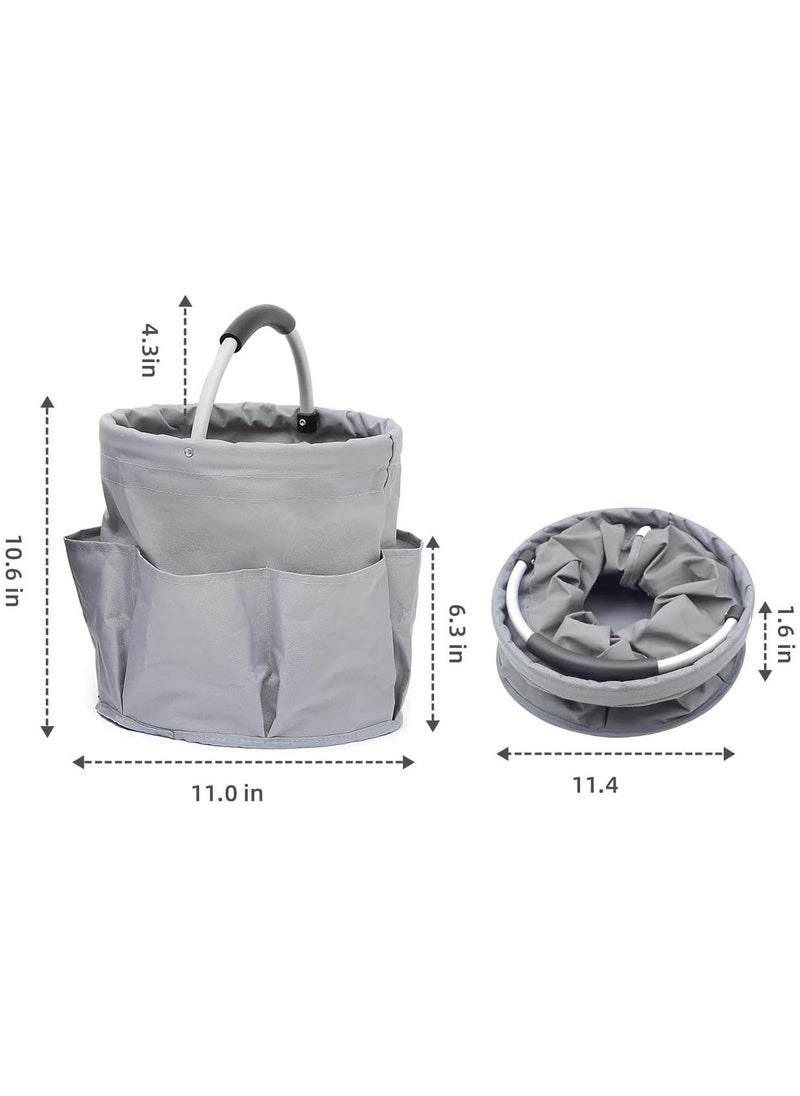 Hihonor Gardening Storage Tote, Garden Tool Bag, Multifunctional Storage Bag for Outdoor Picnic Organizer | Car Cleaning Storage | Garden Tool Kit Holder (Black)  - Image 3