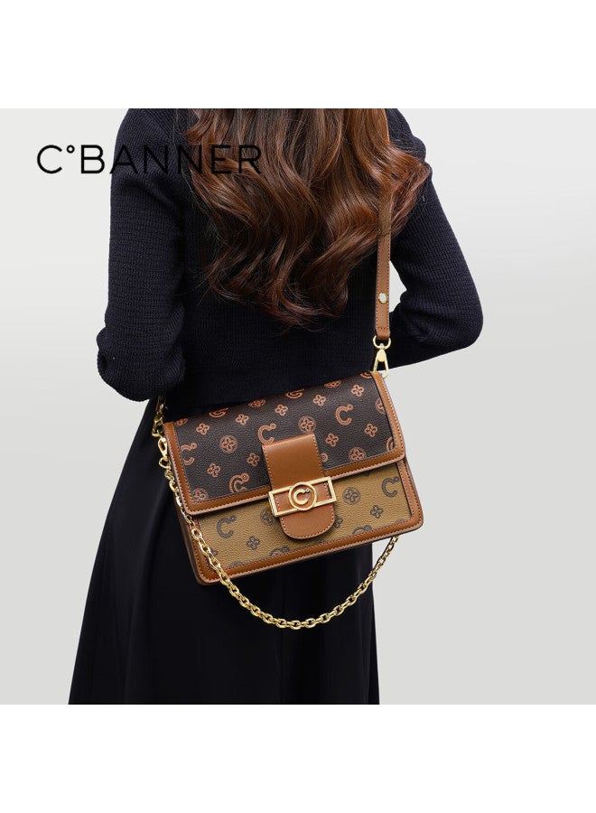 C.banner Handbag, Women's Crossbody Small Square Bag, Large Capacity Shoulder Bag, Underarm Bag, Birthday Gift, High-end Feel, Gift For Girlfriend Or Wife - Image 1