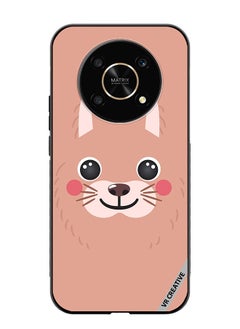 VR CREATIVE Protective Case Cover For Honor X9 5G Lama Cartoon Face Design Multicolour 