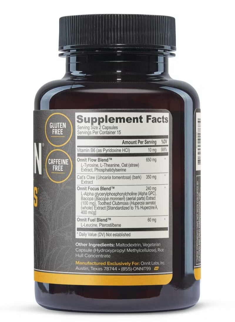 Alpha - Nootropic Brain Booster Supplement Promotes Focus Concentration And Memory Alpha - Image 1