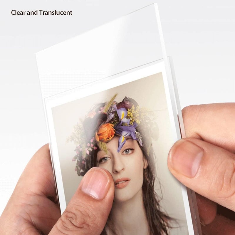 Picture Frames,Clear Acrylic Sign Holder with Wooden Base and High Definition Acrylic Covers for Tabletop or Desktop Display A4/A5/A6,Table Menu Holde(D A6) - Image 3