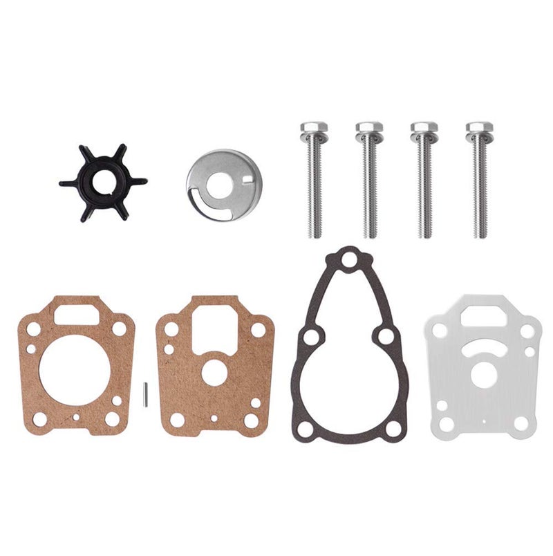 EOONI Compatible with Tohatsu 369-87322-1 Mercury 8M0155395 Water Pump Impeller Repair Kit 4/5/6 HP for 9514070310 16159A03 16159T01 16159A1 Evinrude 5040224 - Image 1