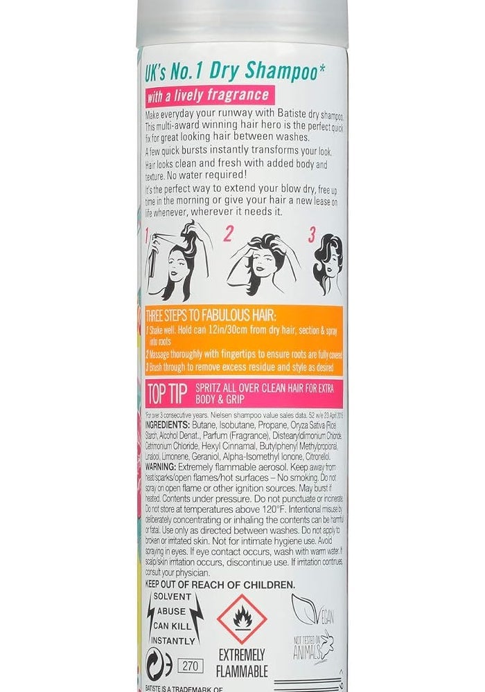 Batiste Dry Shampoo, Floral Essence, 200 ml - Image 2