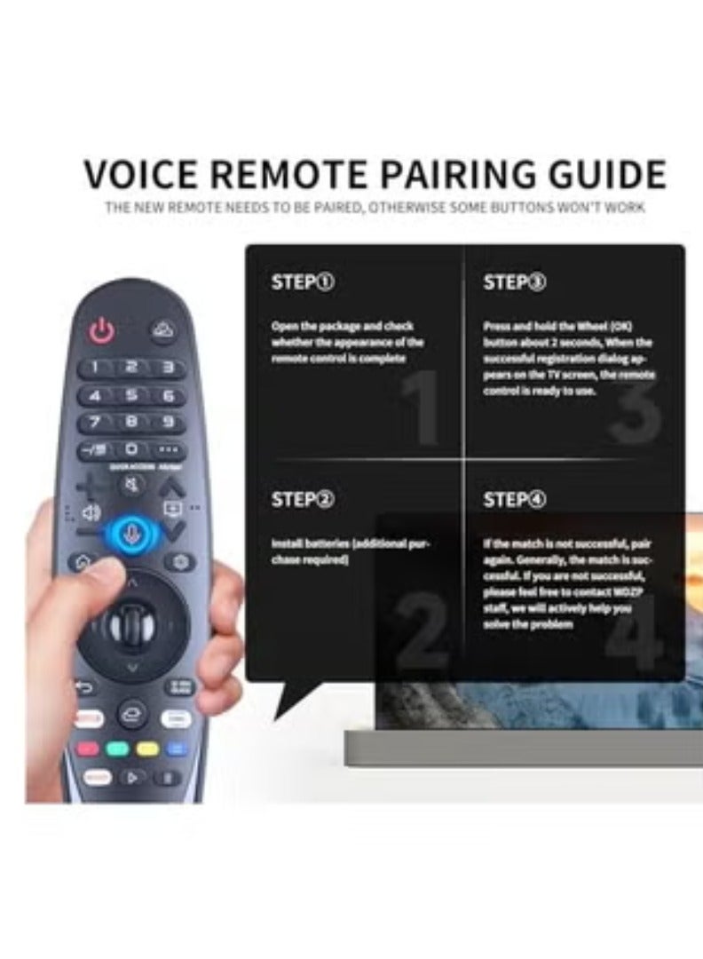 TV Remote Replacement Compatible with AN-MR21GA AGF30136002 – Universal Remote for LG 2021 LCD, LED, OLED, 4K UHD, HDTV & Smart TVs – No Pointer Function - Image 2