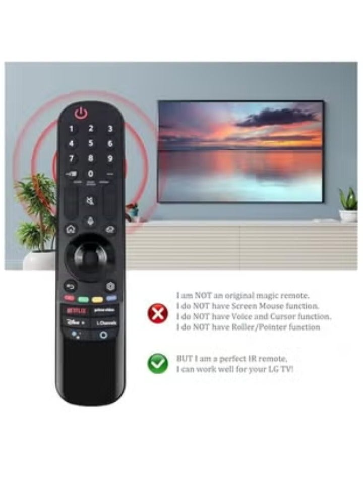 TV Remote Replacement Compatible with AN-MR21GA AGF30136002 – Universal Remote for LG 2021 LCD, LED, OLED, 4K UHD, HDTV & Smart TVs – No Pointer Function - Image 3