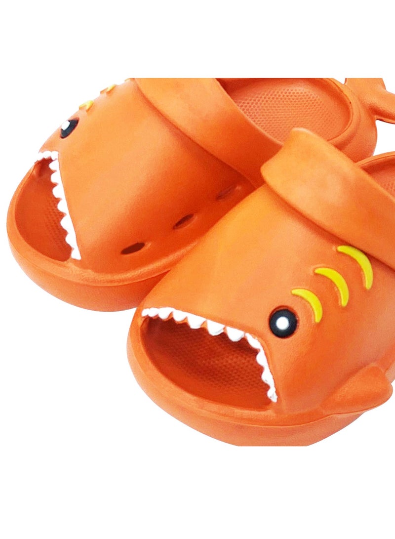 Style Kids Soft Anti Slip Shark Mouth Sandals And Slippers CZ-95-K-OR - Image 2