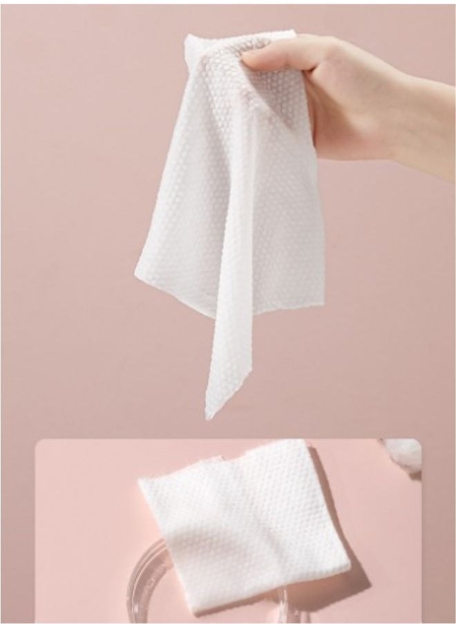 Be a better mom Disposable Facial Tissue Towel Extra Thick & Ultra Soft Disposable Facial Cotton Tissue Lint Free Dry Wipes Non-Woven Fabric for Sensitive Skin 20x20cm (3 Rule, 240 Sheets)  - Image 4
