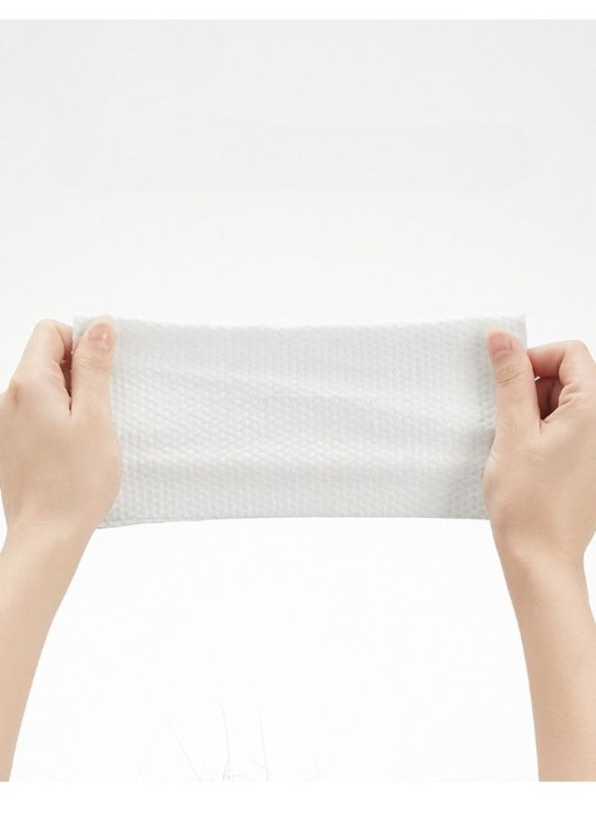 Be a better mom Disposable Facial Tissue Towel Extra Thick & Ultra Soft Disposable Facial Cotton Tissue Lint Free Dry Wipes Non-Woven Fabric for Sensitive Skin 20x20cm (3 Rule, 240 Sheets)  - Image 2