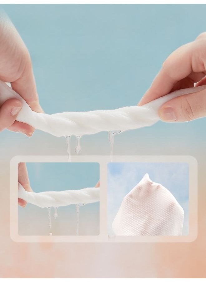Be a better mom Disposable Facial Tissue Towel Extra Thick & Ultra Soft Disposable Facial Cotton Tissue Lint Free Dry Wipes Non-Woven Fabric for Sensitive Skin 20x20cm (3 Rule, 240 Sheets)  - Image 3