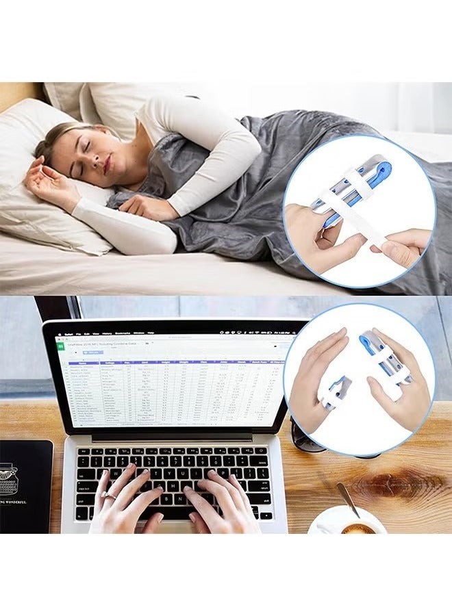 كيوومي جبيرة للأصابع مكونة من 3 قطع، دعامة معدنية للأصابع لعلاج كسور الأصابع وتقويمها والتهاب المفاصل (L) - Image 4