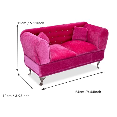Yikko 16 Sofa Cushions for Dollhouse Living Room or Bedroom Decor 12inch Dolls Accessories Furniture for BlytheDoll Gift for Women Jewelry BoxKS86 - Image 5