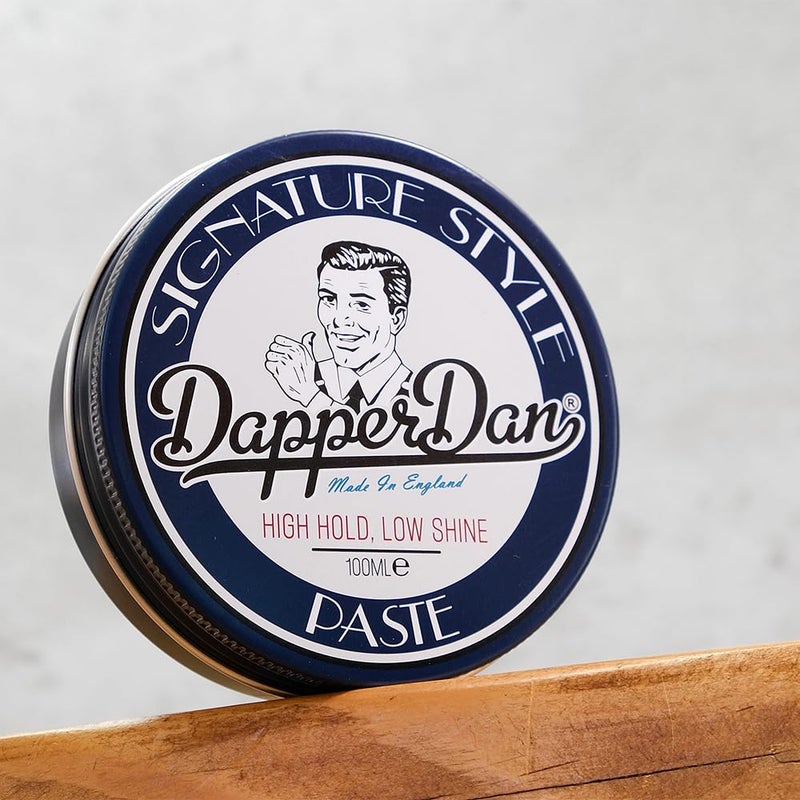 Dapper Dan Signature Style Paste, High Hold Low Shine Hair Paste for Men, For Short to Medium Length Hair, Reworkable Paste, Signature Cologne Fragrance, 100ml - Image 3