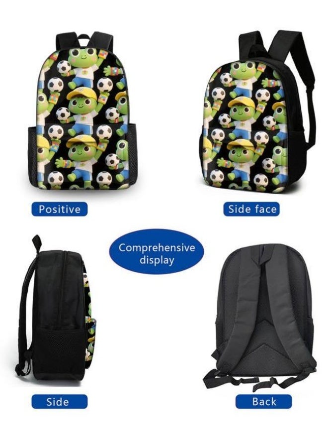 Bright Li Fire Unlock the new fashion of childish fun! Three-piece set of bags, cartoon elements for children and teenagers (students, children, friends' outings, mountain climbing, schooling, etc. can be used) - 41  - Image 2