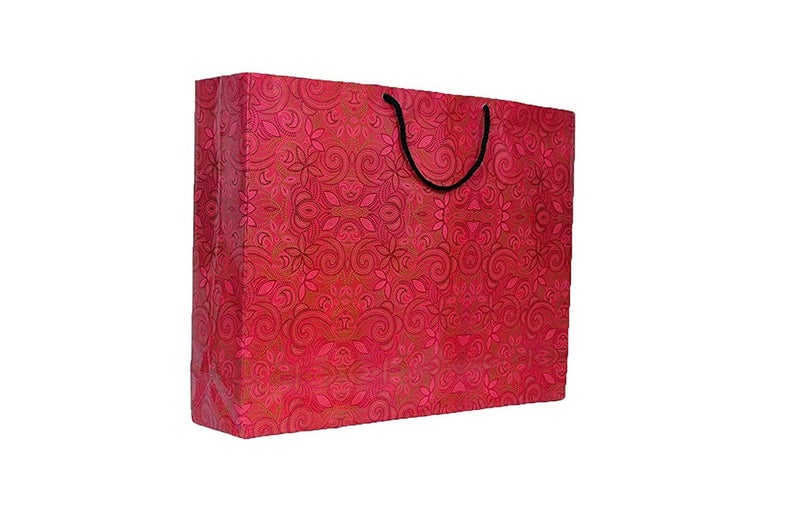 A&A A&A Bags Printed Laminated 13x17x 4-inch Pack of 10 Eco Friendly: Recycle Fancy bag with beautiful printing. carry jewelry, cosmetics products, gifts, shoes, garments and other fancy item - Image 1
