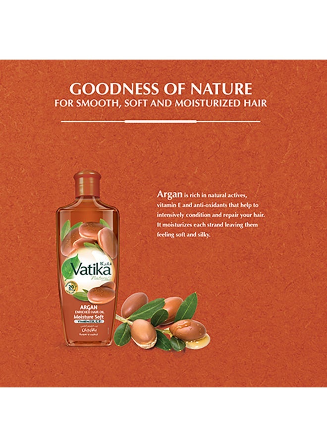 Dabur Argan Enriched Hair Oil Moisture Soft 200ml - Image 4