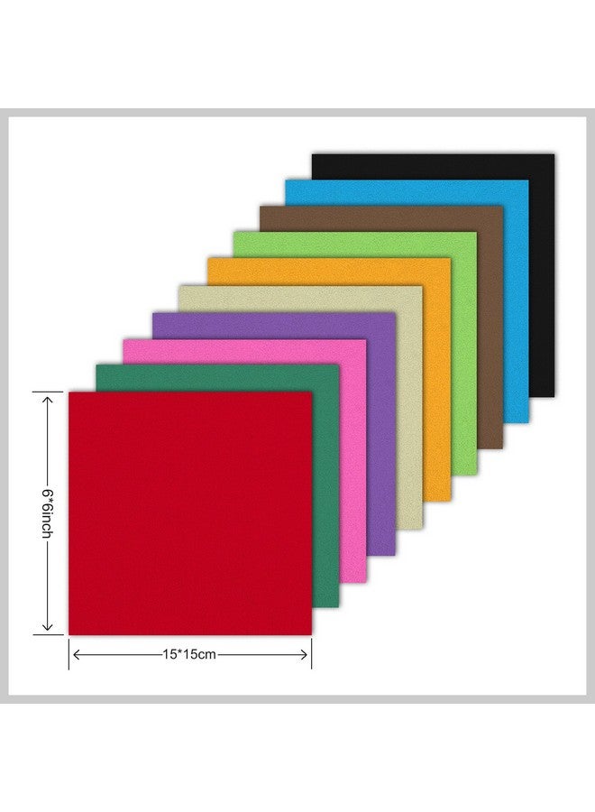 بوبو ورق أوريجامي ملون مزدوج الوجهين - 200 ورقة - 20 لونًا - ورق سهل الطي للمبتدئين بمقاس 6 بوصات - Image 2