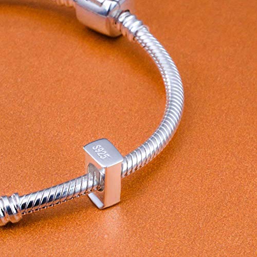 SOUKISS Alphabet Charms Authentic 925 Sterling Silver Letter Initial A-z Alphabet Beads for Christmas Mothers Gifts (I) - Image 4