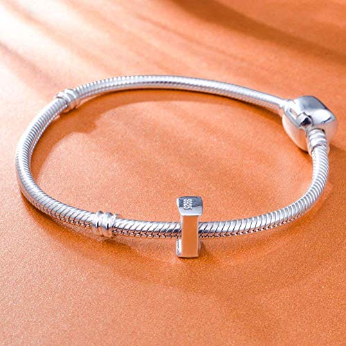 SOUKISS Alphabet Charms Authentic 925 Sterling Silver Letter Initial A-z Alphabet Beads for Christmas Mothers Gifts (I) - Image 5