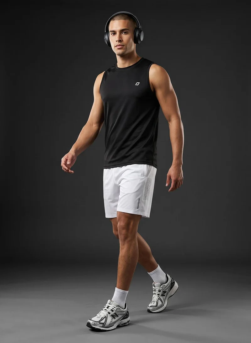 فورورد Essentials Tank Top With Small Chest Logo